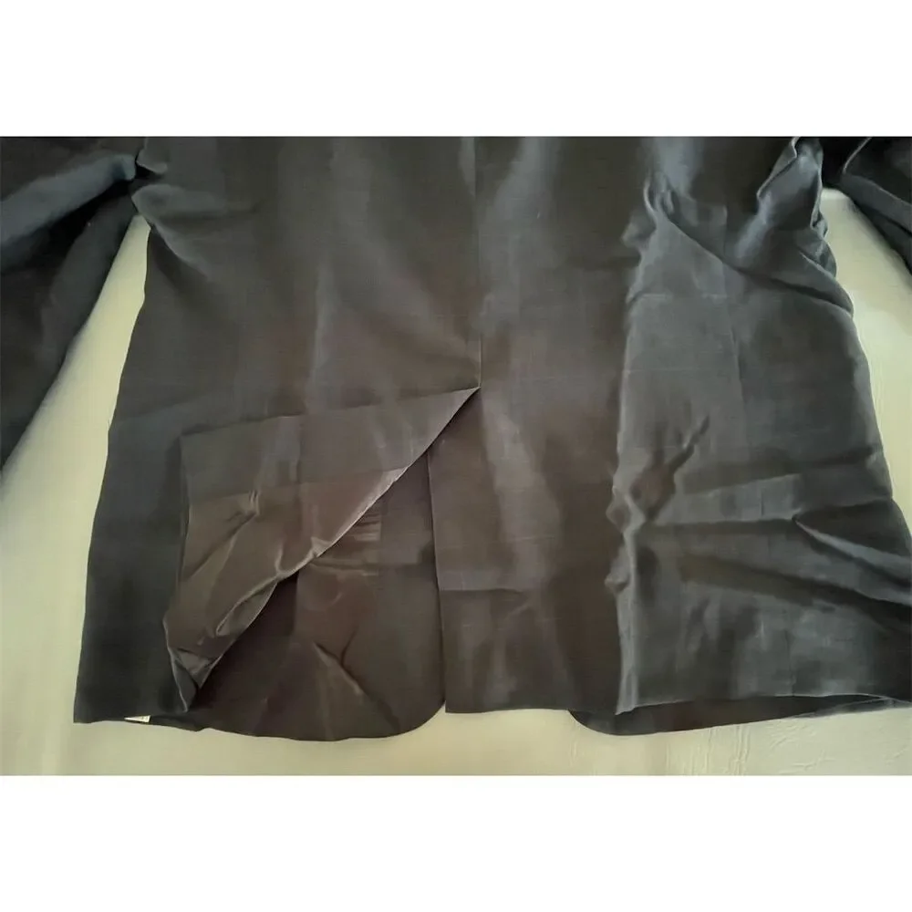 Lauren Ralph Lauren Men's‎ Gray Wool Blazer Size 44L Formal Two-Button
